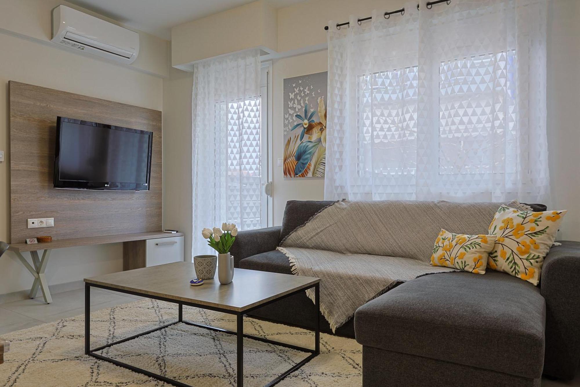 Apartamento Zeta-Garden Oasis & Private Parking By Optimum Link Kateríni Exterior foto